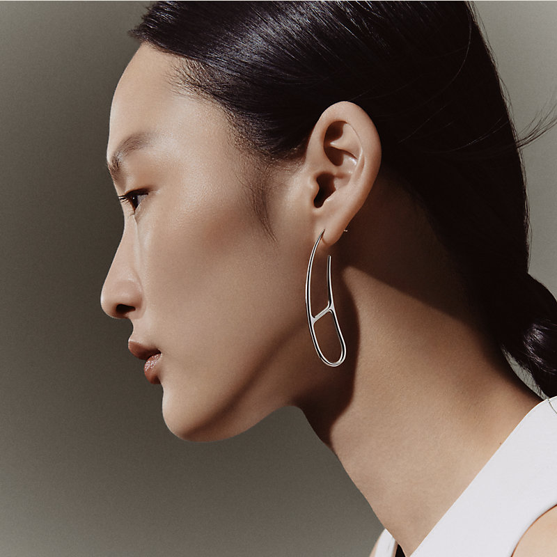 Chaine d'ancre Punk earrings | Hermès Mainland China